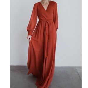 Baltic Born Lydia Maxi Rust Color Size XL